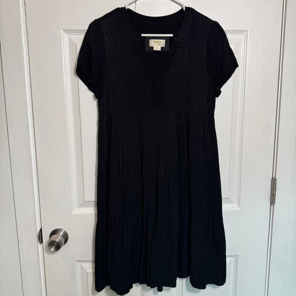 Anthropologie Maeve Sacha Jacquard Tiered Tunic Dress - Picture 3 of 8